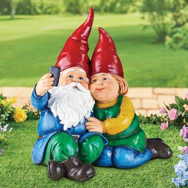 hand painted gnomes