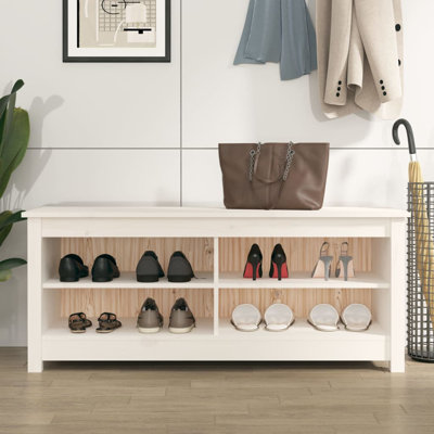 Solid Wood Storage Bench