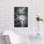 Mur en métal «The Nubble In Black And White» par Rick Berk
