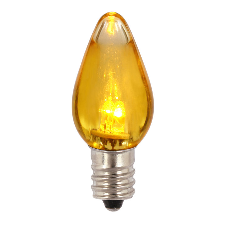 0.9 Watt Equivalent C7 E12/Candelabra Dimmable LED Bulb