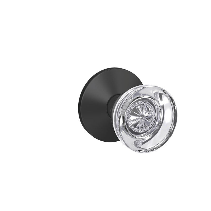 Hobson Door Knob, Matte Black