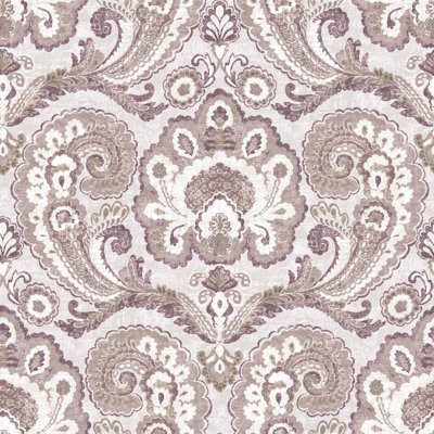 Parkerson Damask Matte Wallpaper Roll