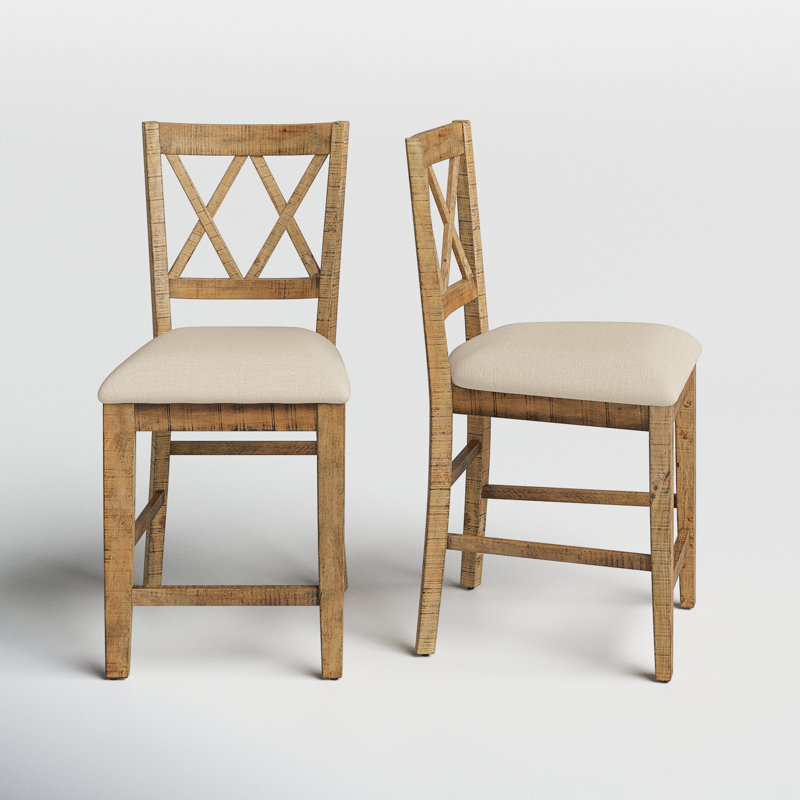 Maxine 24.8'' Counter Stool, Brown