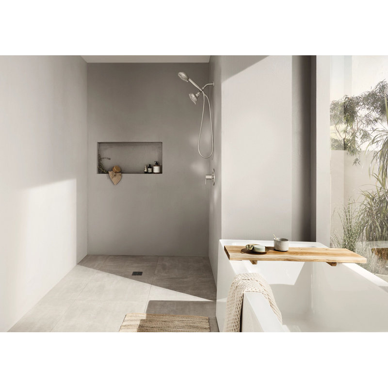 Douche à huit fonctions Hydro Energetix, Nickel résistant aux taches