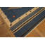 Antique Tribal Chimayo Mexico Geometric Medallion Flat Weave Kilim Rug