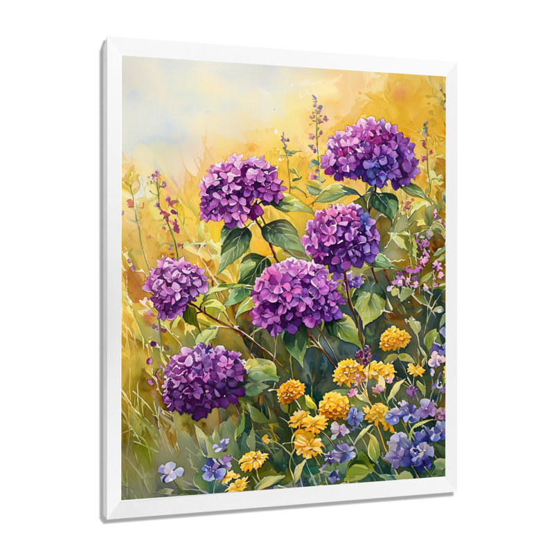 Lara - Impression sur toile florale, H 40 po x l 30 po, Reproduction encadrée d'une seule photo, Blanc