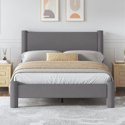 Ensemble de lit plateforme tapissier 2 pièces Boucle
