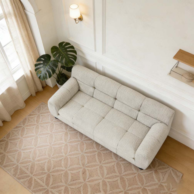 Canapé doux et confortable pour animaux de compagnie, Beige