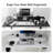 Jeneffer Electric Height Adjustable Standing Desk with Drawers – Corner Desk for Home Office, Ergonomic and Space-Saving，4 preset heights and 2 hooks-314443483-483083925