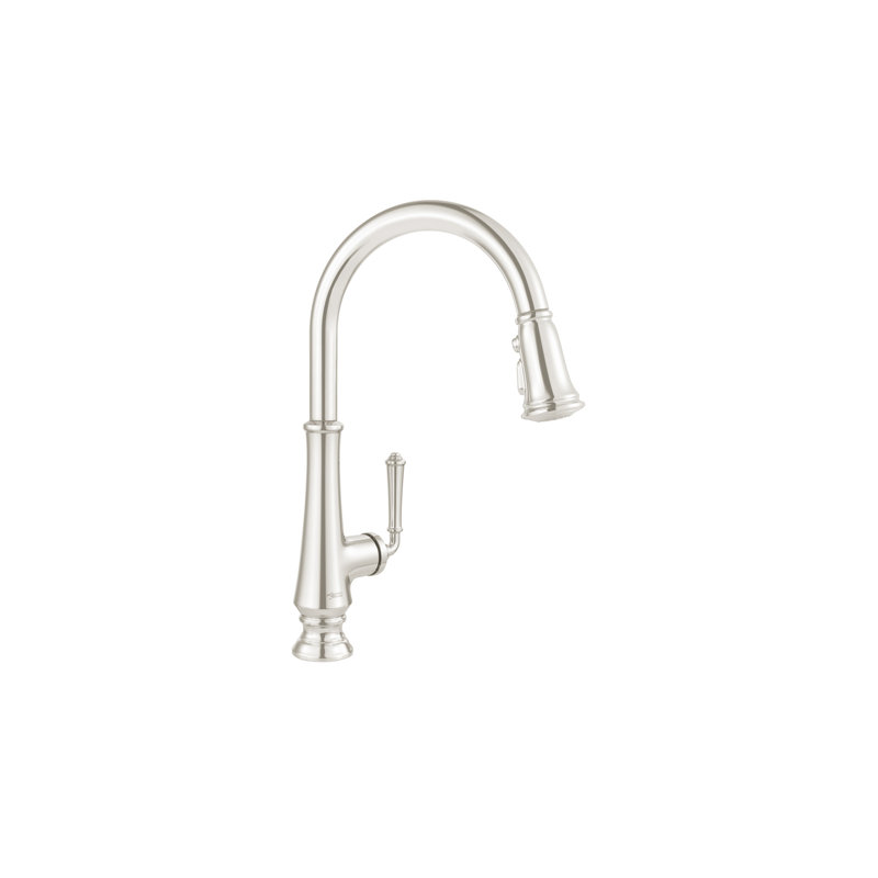 American Standard Delancey Pull Down Kitchen Faucet, Polished Nickel