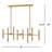 Jamir 16 - Light Dimmable Modern Linear Chandelier-69559480