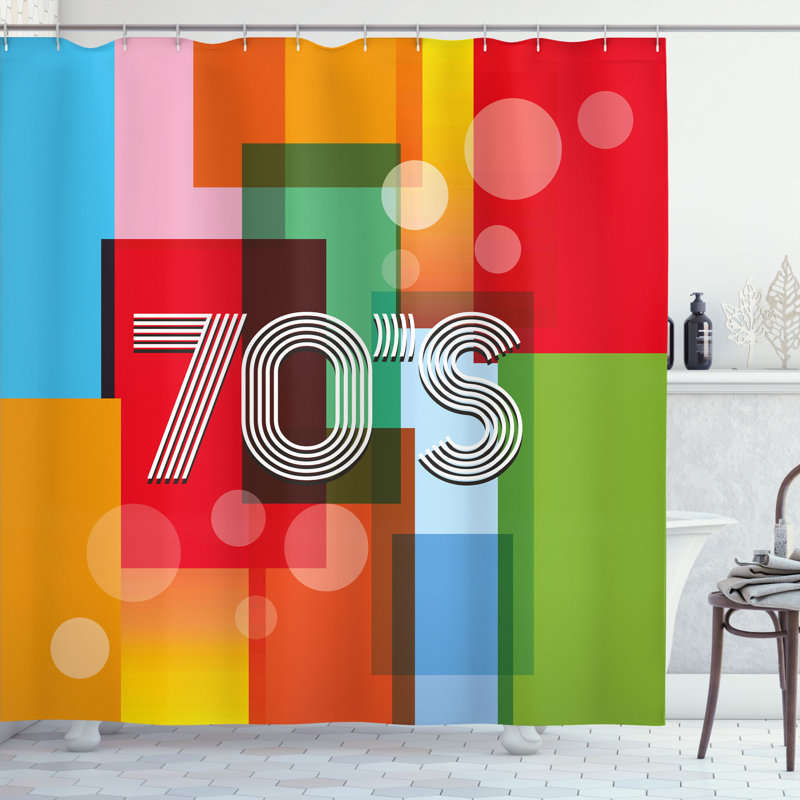 Rideau de douche Ambesonne, H 70 po x l 69 po