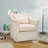 30" Wide Modern Soft Upholstered Swivel Arm Accent Chair With Lumbar Pillow-950978885