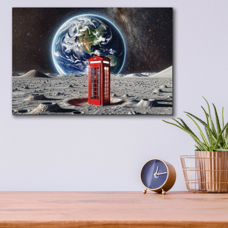  «Call Home» par Rey Klimt, art mural en verre acrylique, 24 po x 16 po, H 12 po x l 16 po x P 0,13 po