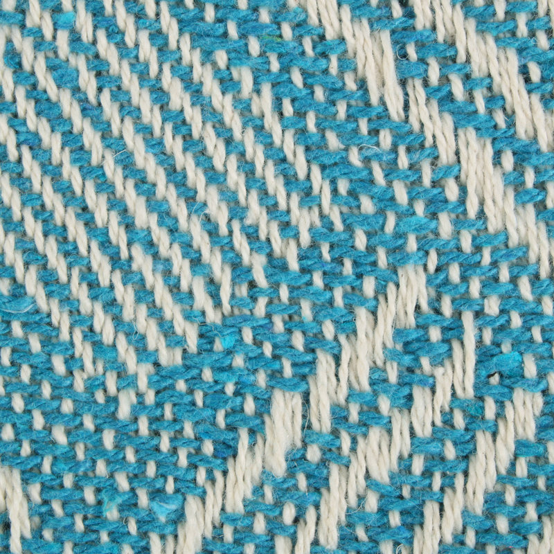 Gray Cotton Basketweave Throw Blanket with Fringe, 50x60