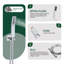 10" Ceiling Mounted Rainfall Shower Head Complete Shower System with Rough-in Valve-112255153