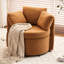 Chaise pivotante en tissu kaki 360 avec rangement pour les espaces de détente Base ergonomique et rotative-1358706956