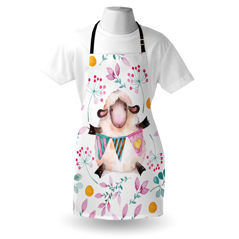 Multicolore tablier floral unisexe