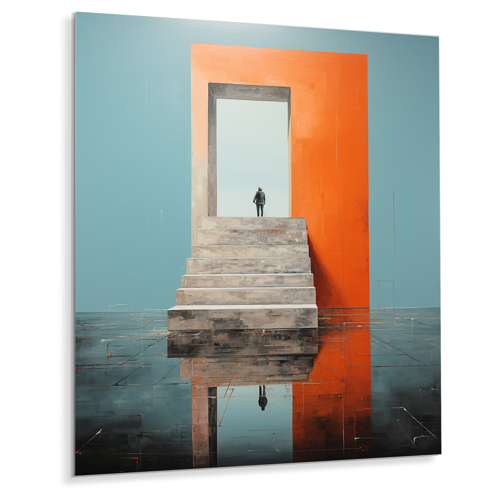 Latitude Run® Dam Minimalist Barrier Simplistic I - Dams Metal Wall ...