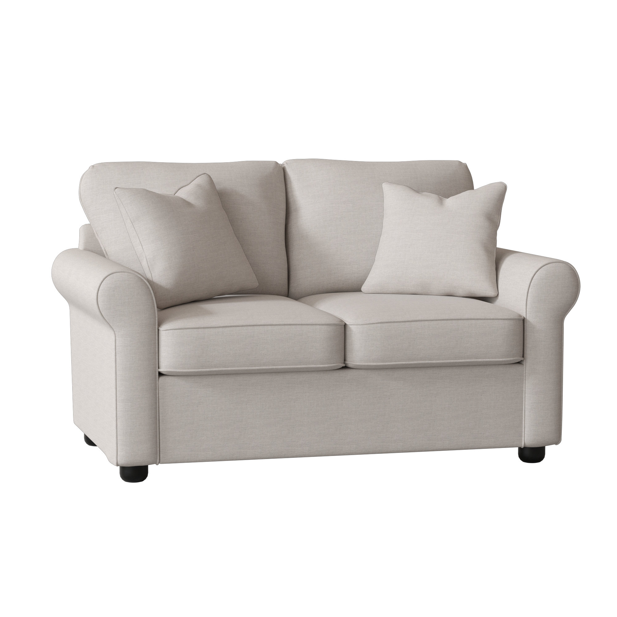 Warrington 60'' Upholstered Loveseat, Cast Silver Sunbrella®