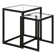 Rocco Glass Top Nesting Tables
