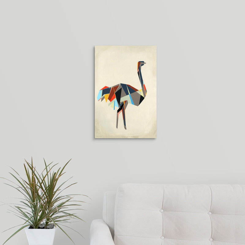 « tip tip zoo i », peinture sur toile, Toile tendue, H 18 po x l 12 po x p 1,25 po