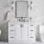 ARIEL Kelly 49 Single Sink Bathroom Vanity with Pure Quartz Top-350276891