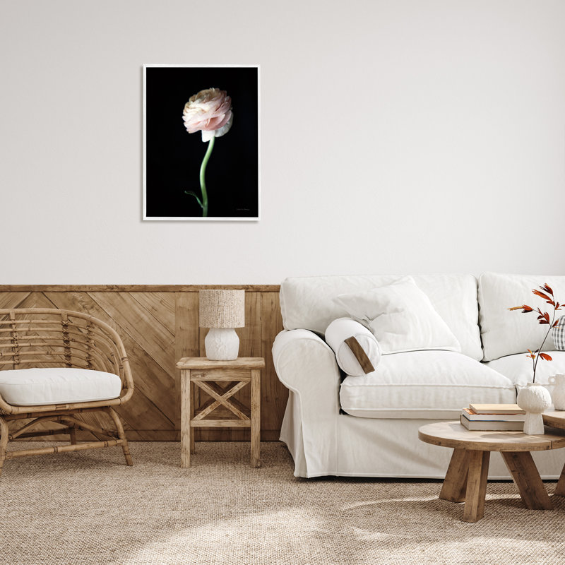 «Stupell Industries Ranunculus Flower», art mural sur toile par Debra Van Swearingen, H 30 po x l 24 po x P 1,5 po
