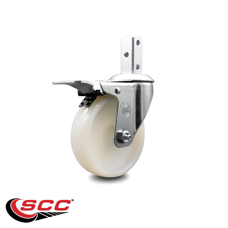 Nylon Swivel Square Stem Caster