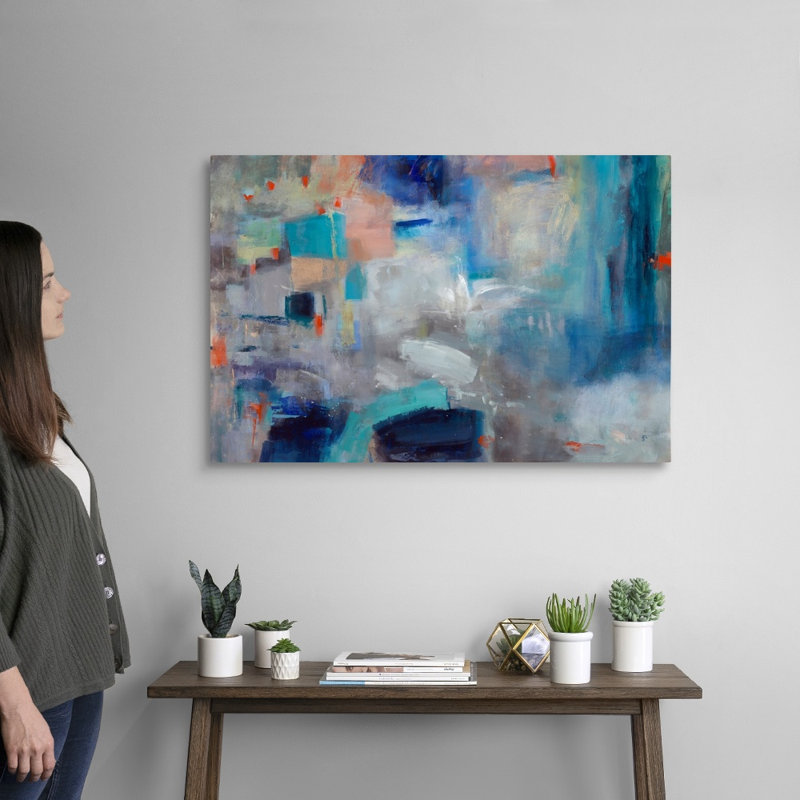 Reproduction d'art sur toile, H 24 po x l 36 po x P 1,25 po, Toile tendue