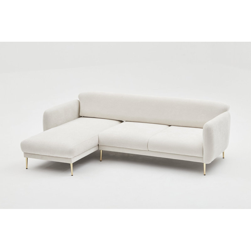 Darron 4 Seater Sleeper, Cream Gold