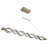 4 Light Led Array Pendant, Wave Design
