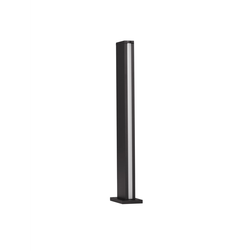 Black Integrated LED Metal Bollard Light