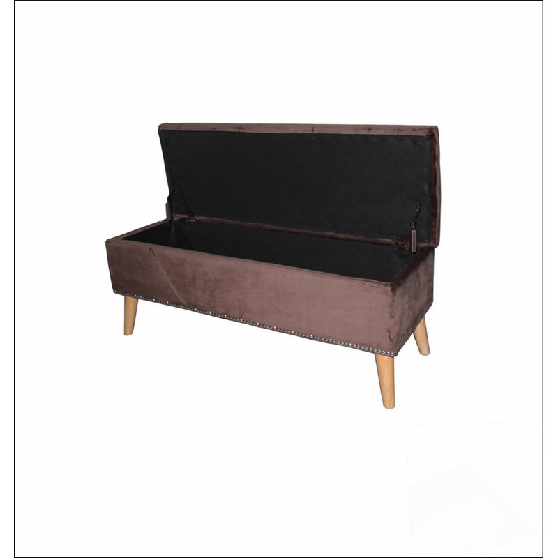 17" Tall Storage Bench, Simple design, comfortable and durable, multi-functional bench