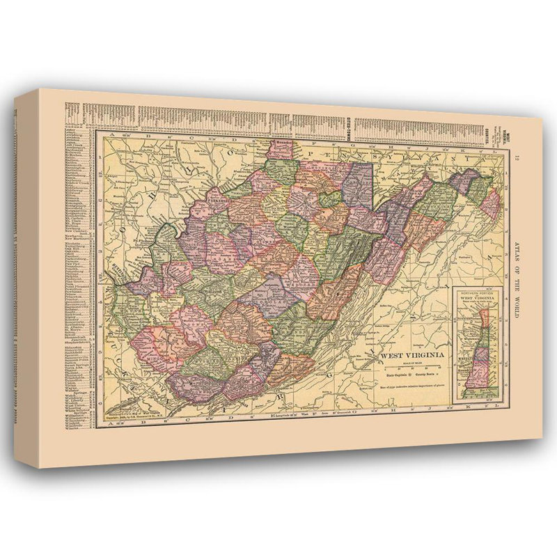 Art sur toile tendue Trent Austin Design® Hammond, West Virginia, Hammond, 1910, H 19 po x l 24 po