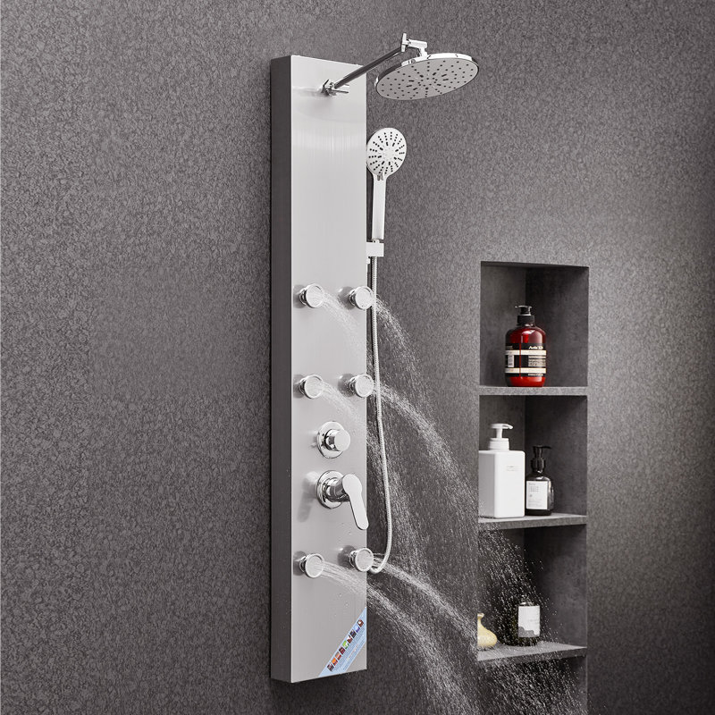 Colonne de douche en acier inoxydable