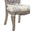 Chaise d'appoint rembourrée (ensemble de 2)