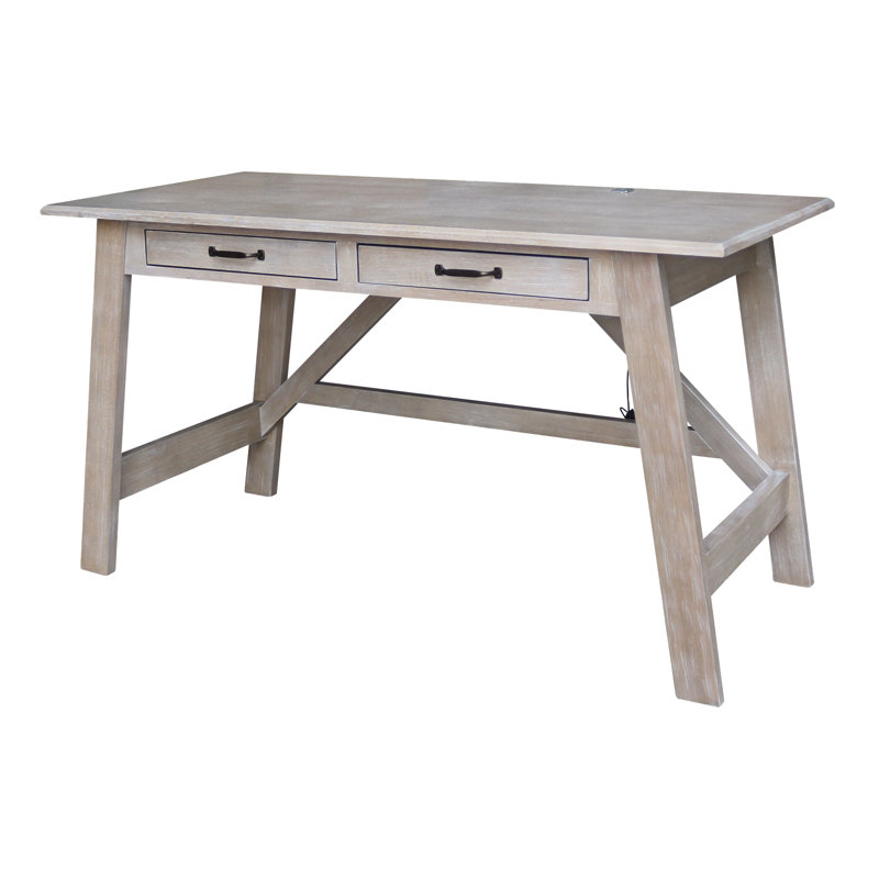 Bureau d'écriture avec fauteuil, Taupe gris délavé
