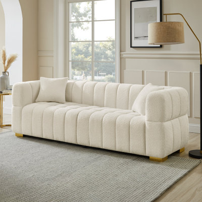 Makirah 90.94" Upholstered Sofa