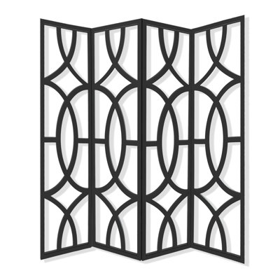 Etwall 84'' W x 84'' H 4 - Panel Folding Room Divider