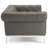 Idyll Tufted Button Upholstered Leather Chesterfield Loveseat-1288000405