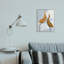 «Tall Tree Pattern Birds Blue Geometric Shapes» par Daphne Polselli - impression d'art graphique-1369111038-1369111024