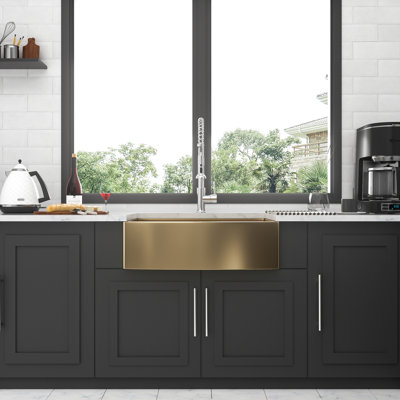 Évier de cuisine 36 en acier inoxydable 36 - 36 po