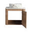 Meuble-lavabo mural 24 po avec lavabo d'art en céramique et porte à fermeture en douceur 24 po-121938586