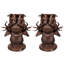 Paire de sculpture bronze en bronze