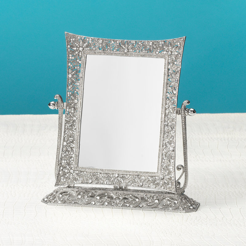 Windsor Flat Metal Mirror, Silver