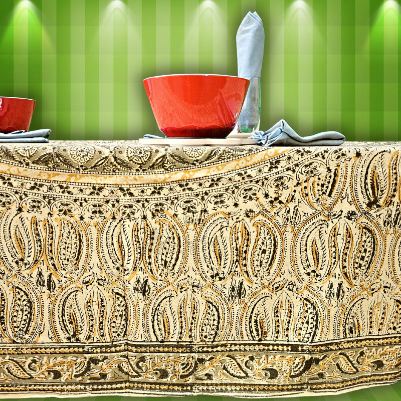 Nappe en coton à motif floral, 60 po x 90 po