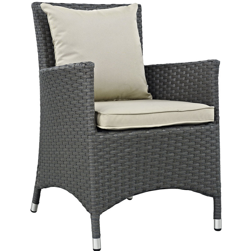 Fauteuil Sunbrella Modway, Toile Sunbrella® beige antique