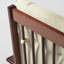 Chaise berçante en bois massif