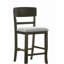 Chaise de salle à manger rembourrée 2pc
